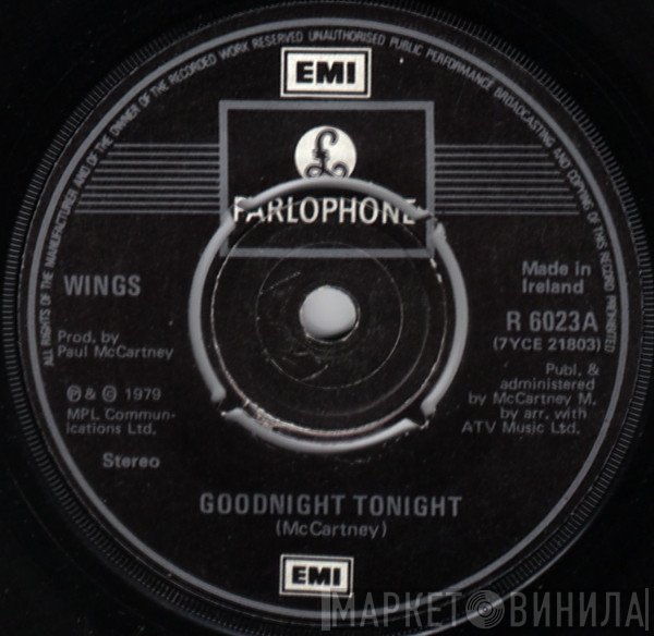 Wings  - Goodnight Tonight