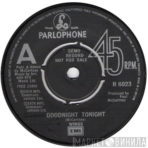 Wings  - Goodnight Tonight
