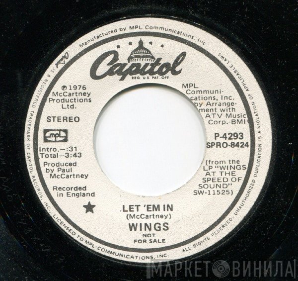 Wings   - Let 'Em In
