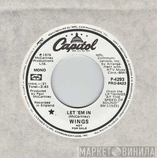 Wings   - Let 'Em In
