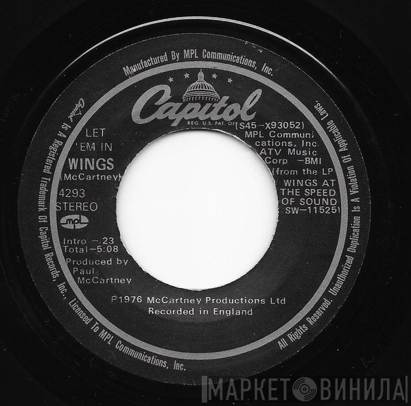 Wings   - Let 'Em In