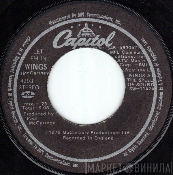 Wings   - Let 'Em In