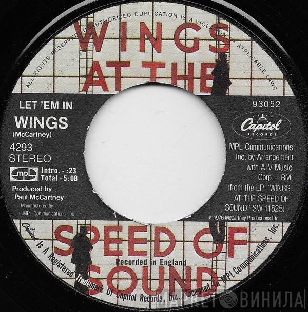 Wings   - Let 'Em In