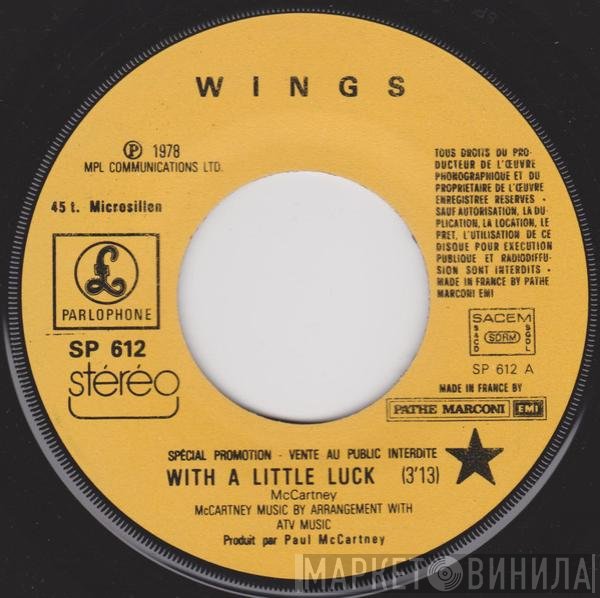 Wings   - With A Little Luck
