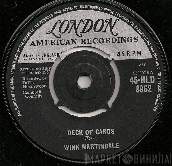 Wink Martindale - Deck Of Cards