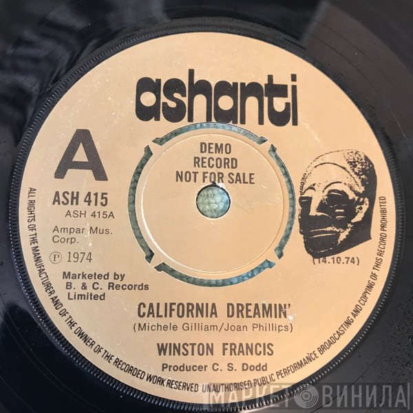 Winston Francis - California Dreamin’