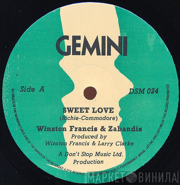 Winston Francis, Zabandis - Sweet Love