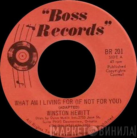 Winston Hewitt - What Am I Living For (If Not For You)