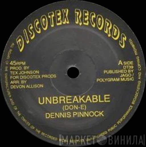 Winston Rose, Dennis Pinnock - Unbreakable / Sax Appeal