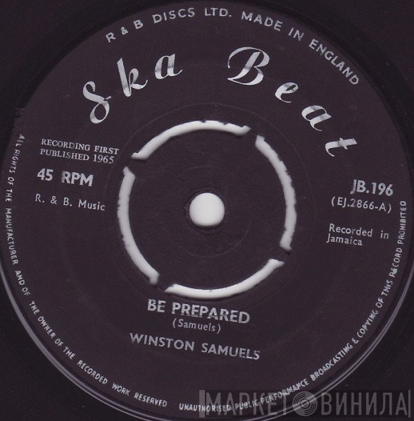 Winston Samuels - Be Prepared / Jericho Wall