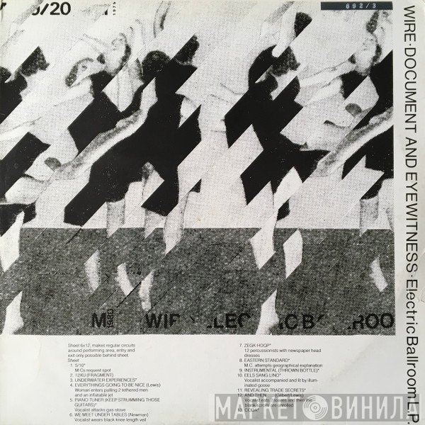 Wire - Document And Eyewitness