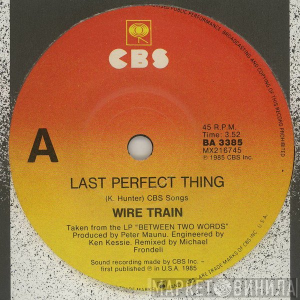 Wire Train  - Last Perfect Thing