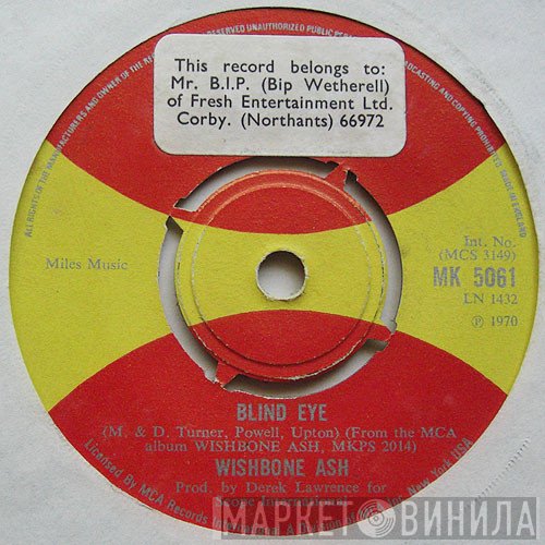 Wishbone Ash  - Blind Eye