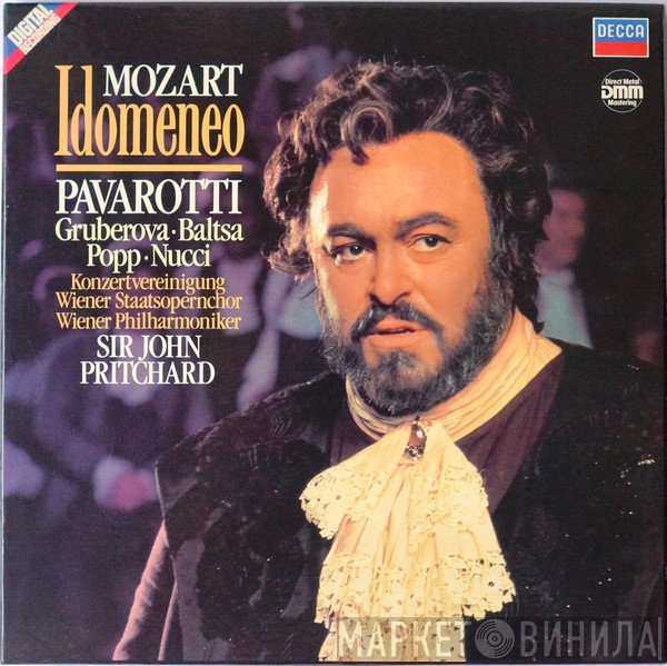 Wolfgang Amadeus Mozart - Luciano Pavarotti / Agnes Baltsa / Edita Gruberova / Lucia Popp / Leo Nucci / Konzertvereinigung Wiener Staatsopernchor, Wiener Philharmoniker / John Pritchard  - Idomeneo