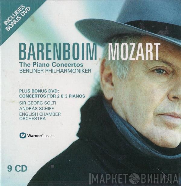 Wolfgang Amadeus Mozart, Berliner Philharmoniker, Georg Solti, English Chamber Orchestra, Daniel Barenboim, András Schiff - The Piano Concertos / Concertos For 2 & 3 Pianos