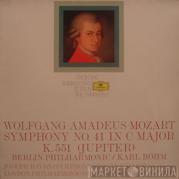 Wolfgang Amadeus Mozart, Joseph Haydn, Berliner Philharmoniker, The London Philharmonic Orchestra, Karl Böhm, Eugen Jochum - Symphony Nr. 41 In C Major (Jupiter) / Symphony Nr. 94 In G Major (The Surprise)