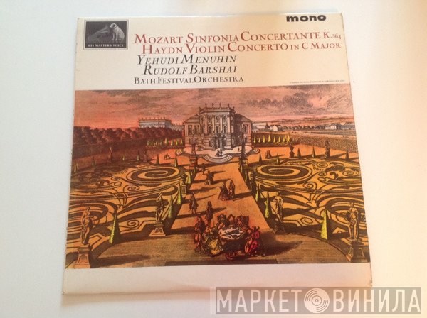 Wolfgang Amadeus Mozart, Joseph Haydn, Yehudi Menuhin, Rudolf Barshai, Bath Festival Orchestra - Sinfonia Concertante K. 364 / Violin Concerto In C Major