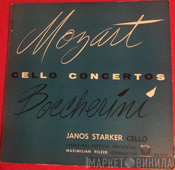 Wolfgang Amadeus Mozart, Luigi Boccherini / Janos Starker, Castle Hill Festival Orchestra, Maximilian Pilzer  - Cello Concertos