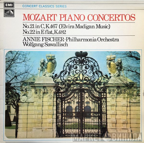 Wolfgang Amadeus Mozart, Philharmonia Orchestra, Wolfgang Sawallisch, Annie Fischer - Piano Concertos / No.21 In C, K.467 / No.22 In E Flat, K.482