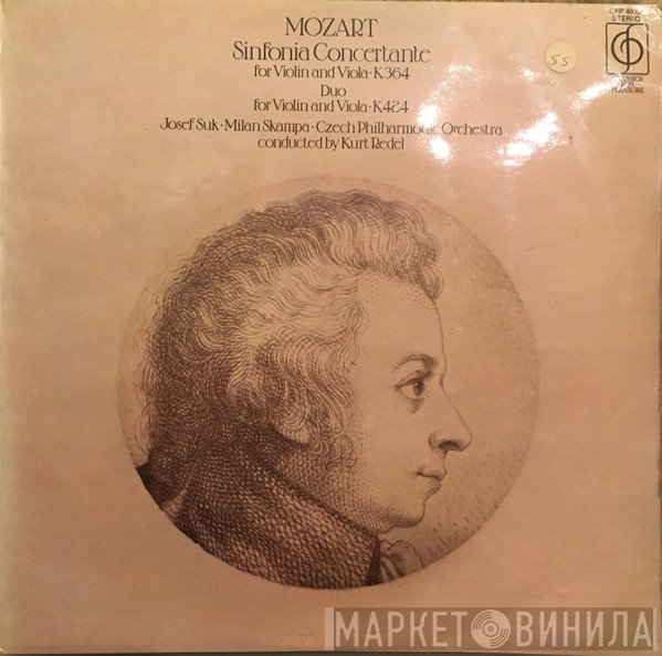 Wolfgang Amadeus Mozart, The Czech Philharmonic Orchestra, Josef Suk, Milan Škampa, Kurt Redel - Sinfonia Conertante For Violin And Viola, K364 / Duo For Violin And Viola, K424