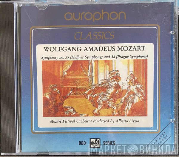Wolfgang Amadeus Mozart, Alberto Lizzio, Mozart Festival Orchestra  - Symphony No. 35 (Haffner Symphony) And No. 38 (Prague Symphony)