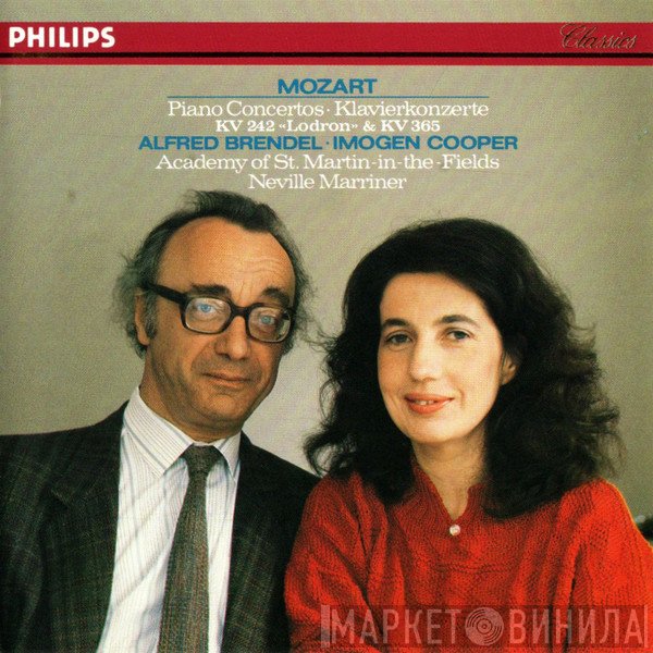 Wolfgang Amadeus Mozart, Alfred Brendel, Imogen Cooper, The Academy Of St. Martin-in-the-Fields, Sir Neville Marriner - Piano Concertos = Klavierkonzerte KV 242 "Lodron" & KV 365