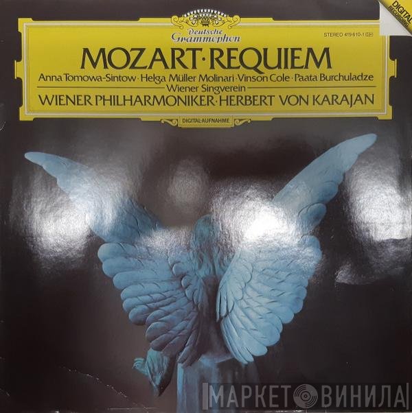 Wolfgang Amadeus Mozart, Anna Tomowa-Sintow, Helga Müller-Molinari, Vinson Cole, Paata Burchuladze, Wiener Philharmoniker, Herbert von Karajan, Wiener Singverein  - Requiem