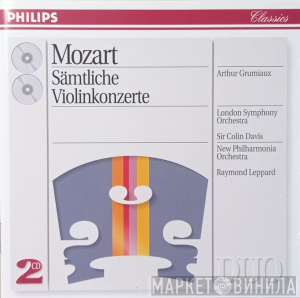 Wolfgang Amadeus Mozart, Arthur Grumiaux, New Philharmonia Orchestra, Sir Colin Davis, Raymond Leppard - Sämtliche Violinkonzerte