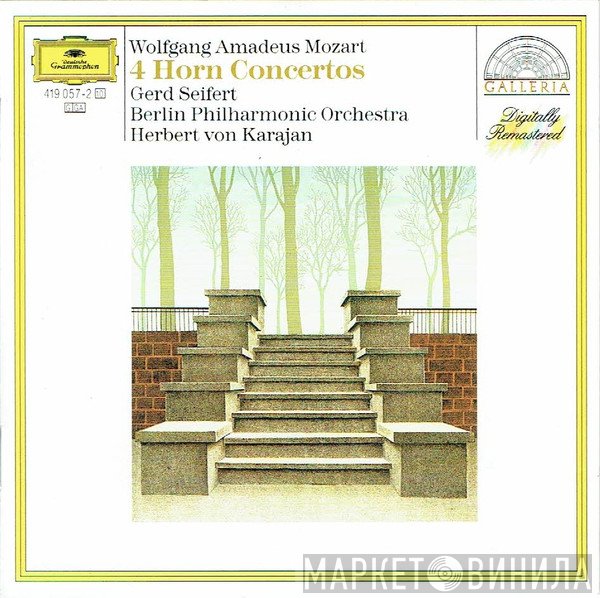 Wolfgang Amadeus Mozart, Berliner Philharmoniker, Herbert von Karajan, Gerd Seifert - 4 Horn Concertos