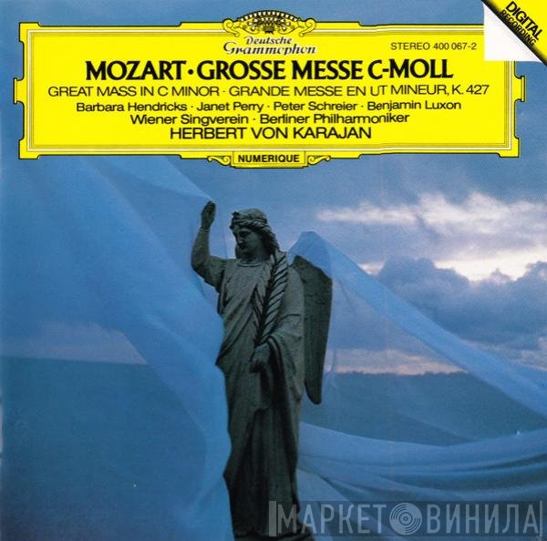 Wolfgang Amadeus Mozart, Berliner Philharmoniker, Herbert von Karajan, Peter Schreier, Barbara Hendricks, Wiener Singverein, Janet Perry, Benjamin Luxon - Grosse Messe C-Moll = Great Mass In C Minor = Grande Messe En Ut Mineur, K. 427