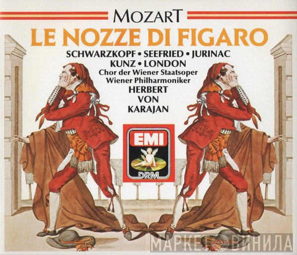 Wolfgang Amadeus Mozart, Herbert von Karajan, Wiener Philharmoniker, Elisabeth Schwarzkopf, Sena Jurinac, Erich Kunz, Wiener Staatsopernchor, George London , Irmgard Seefried - Le Nozze Di Figaro