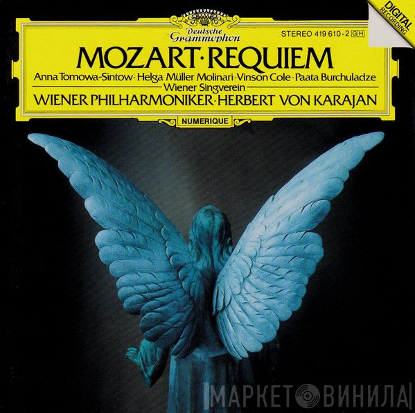 Wolfgang Amadeus Mozart, Herbert von Karajan, Wiener Philharmoniker, Wiener Singverein, Anna Tomowa-Sintow, Vinson Cole, Helga Müller-Molinari, Paata Burchuladze - Requiem