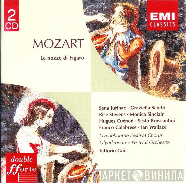 Wolfgang Amadeus Mozart, Ian Wallace , Sesto Bruscantini, Sena Jurinac, Monica Sinclair, Graziella Sciutti, Glyndebourne Festival Chorus, Vittorio Gui, Franco Calabrese, Risë Stevens, Hugues Cuénod, Glyndebourne Festival Orchestra - Nozze Di Figaro  (The Marriage Of Figaro)