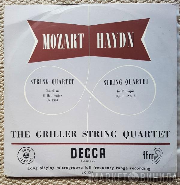Wolfgang Amadeus Mozart, Joseph Haydn, The Griller String Quartet, Roman Hoffstetter  - String Quartets