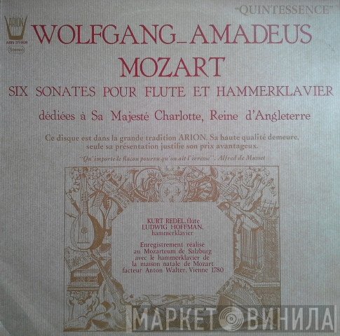 Wolfgang Amadeus Mozart, Kurt Redel, Ludwig Hoffmann - Six Sonates Pour Flute Et Hammerklavier