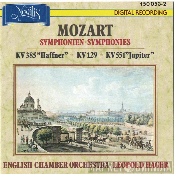 Wolfgang Amadeus Mozart, Leopold Hager, English Chamber Orchestra  - Symphonien
