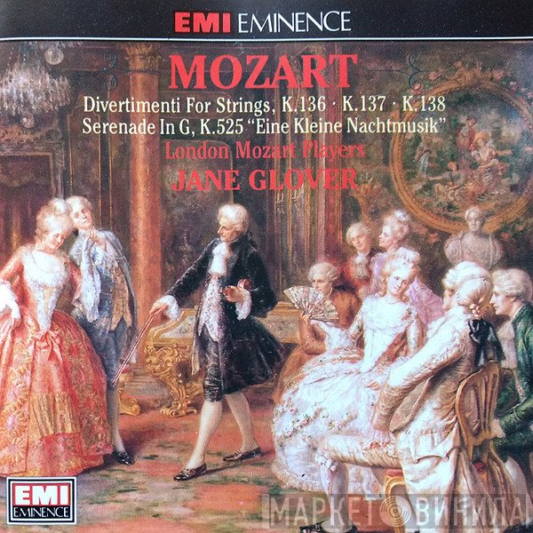 Wolfgang Amadeus Mozart, London Mozart Players, Jane Glover - Mozart Divertimenti For Strings