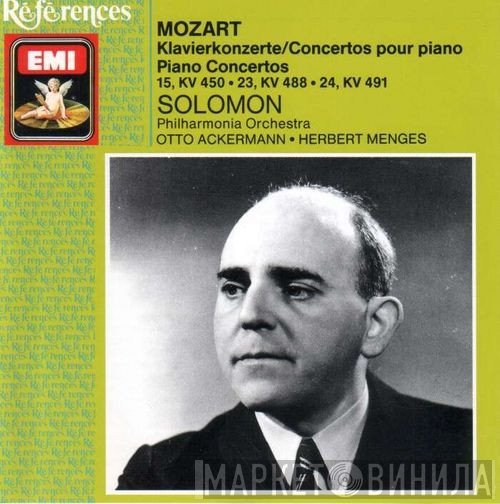 Wolfgang Amadeus Mozart, Philharmonia Orchestra, Solomon , Otto Ackermann, Herbert Menges - Piano Concertos 15, 23 & 24