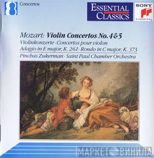 Wolfgang Amadeus Mozart, Pinchas Zukerman, The Saint Paul Chamber Orchestra - Violin Concertos No. 4 & 5