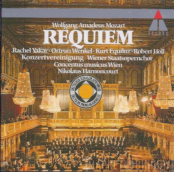 Wolfgang Amadeus Mozart, Rachel Yakar, Ortrun Wenkel, Kurt Equiluz, Robert Holl, Wiener Staatsopernchor, Concentus Musicus Wien, Nikolaus Harnoncourt  - Requiem