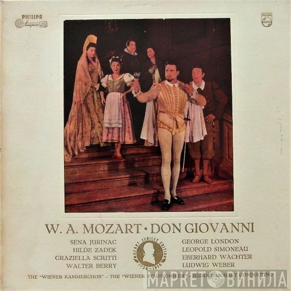 Wolfgang Amadeus Mozart, Rudolf Moralt, George London , Leopold Simoneau, Walter Berry, Eberhard Wächter, Ludwig Weber, Hilde Zadek, Sena Jurinac, Graziella Sciutti, Wiener Symphoniker, Wiener Kammerchor - Don Giovanni K.V. 527 (Complete)