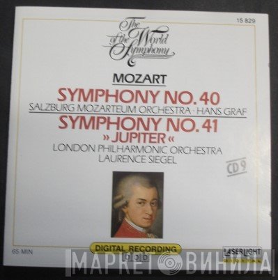 Wolfgang Amadeus Mozart, The London Philharmonic Orchestra, Laurence Siegel, Hans Graf, Das Mozarteum Orchester Salzburg - The World Of The Symphony (CD9): Symphonies 40 & 41