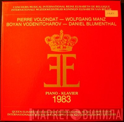 Wolfgang Manz, Daniel Blumenthal, Pierre-Alain Volondat, Boyan Vodenitcharov - Queen Elisabeth Of Belgium International Music Competition - Piano 1983