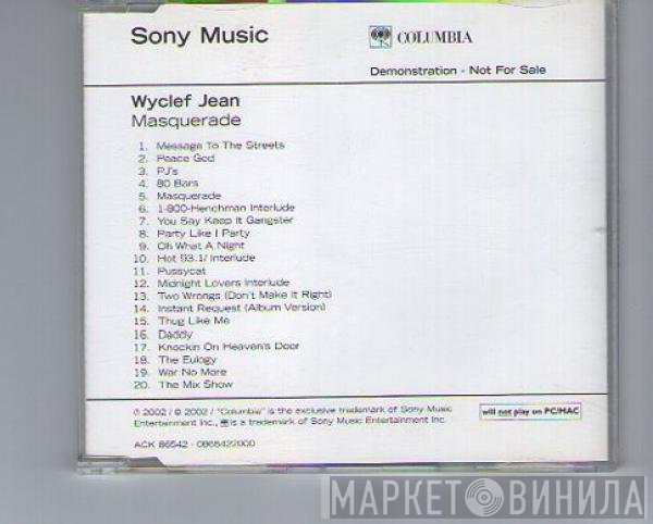 Wyclef Jean - Masquerade