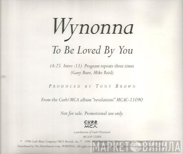 Wynonna - To Be Loved By You