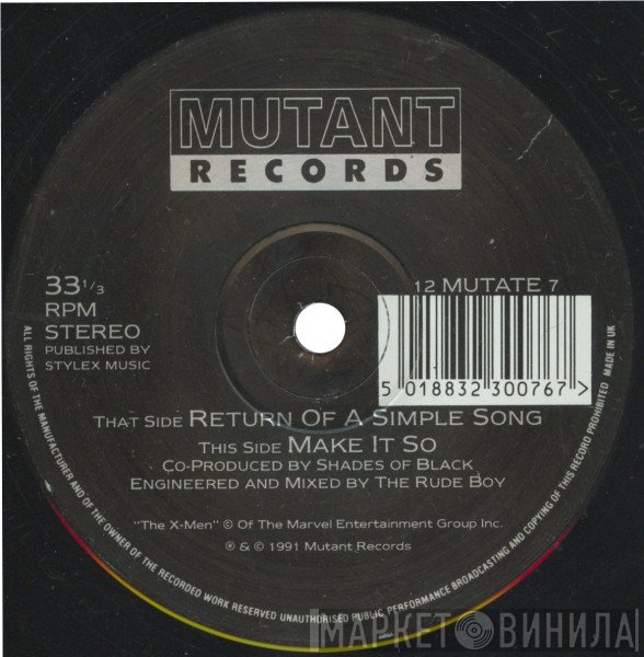 X-Men  - Return Of A Simple Song / Make It So