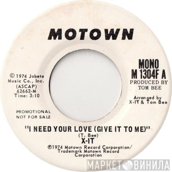 XIT  - I Need Your Love (Give It To Me)