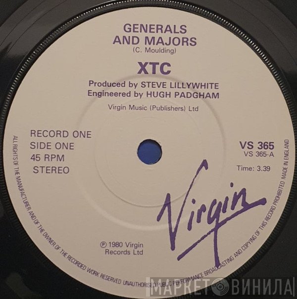 XTC  - Generals And Majors
