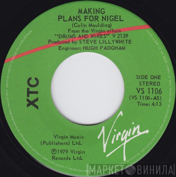 XTC  - Making Plans For Nigel