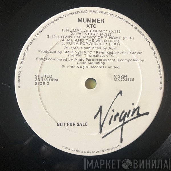 XTC  - Mummer